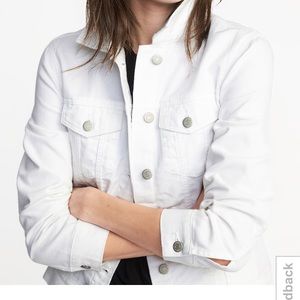 Old Navy White Denim Jacket